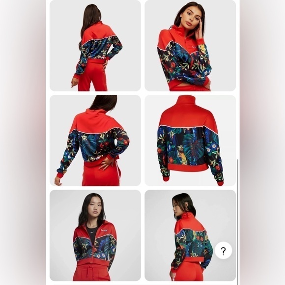 Nike cropped tropical sports jacket - Picture 6 of 7